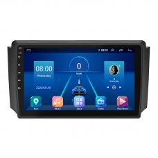 Штатная магнитола Lesko для SsangYong Rexton I 2001-2008 экран 9" 2/32Gb 4G Wi-Fi GPS Top