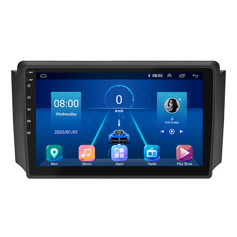 Штатная магнитола Lesko для SsangYong Rexton I 2001-2008 экран 9" 6/128Gb 4G Wi-Fi GPS Top