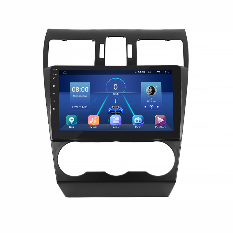 Штатная магнитола Lesko для Subaru Forester IV Рестайлинг 2 2016-2018 экран 9" 2/32Gb 4G Wi-Fi GPS Top