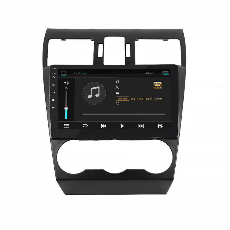 Штатная магнитола Lesko для Subaru Forester IV Рестайлинг 2 2016-2018 экран 9" 2/32Gb 4G Wi-Fi GPS Top