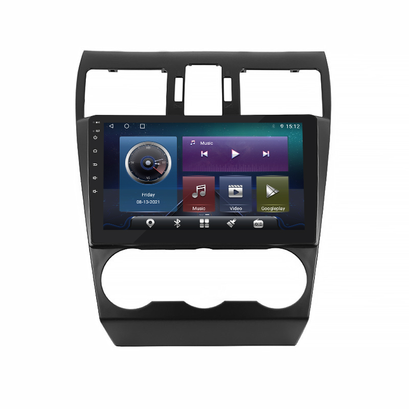 Штатная магнитола Lesko для Subaru Forester IV Рестайлинг 2 2016-2018 экран 9" 4/64Gb 4G Wi-Fi GPS Top