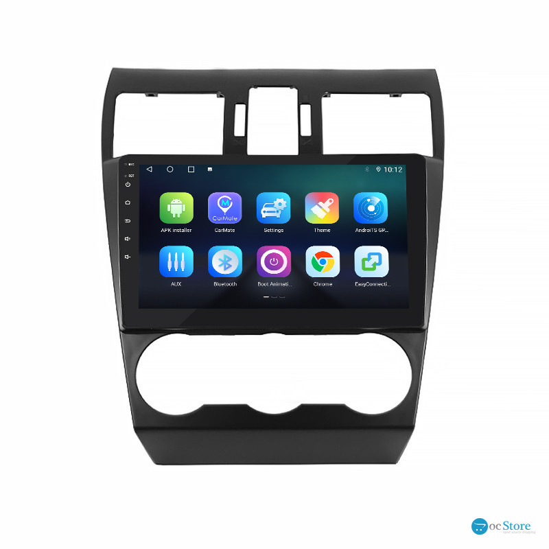 Штатная магнитола Lesko для Subaru Forester IV Рестайлинг 2 2016-2018 экран 9" 4/64Gb 4G Wi-Fi GPS Top