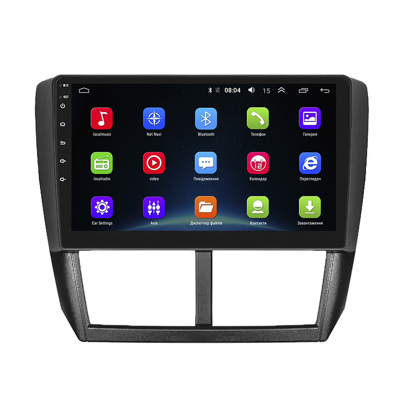 Штатная магнитола Lesko для Subaru Impreza III 2007-2011 экран 9" 2/32Gb Wi-Fi GPS Base