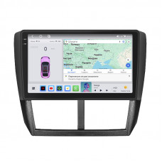 Штатная магнитола Lesko для Subaru Impreza III 2007-2011 экран 9" 4/64 QLED CarPlay 4G Wi-Fi GPS 360 Prime