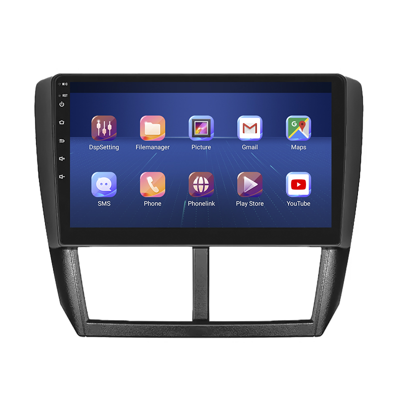 Штатная магнитола Lesko для Subaru Impreza III 2007-2011 экран 9" 4/64Gb 4G Wi-Fi GPS Top