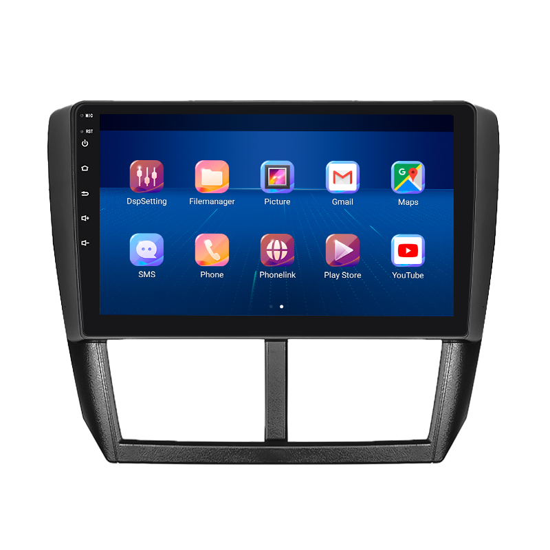 Штатная магнитола Lesko для Subaru Impreza III 2007-2011 экран 9" 6/128Gb 4G Wi-Fi GPS Top