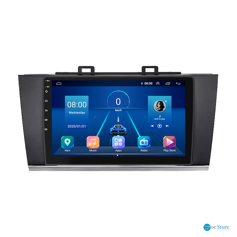 Штатная магнитола Lesko для Subaru Outback V 2014-2018 экран 9" 2/32Gb 4G Wi-Fi GPS Top
