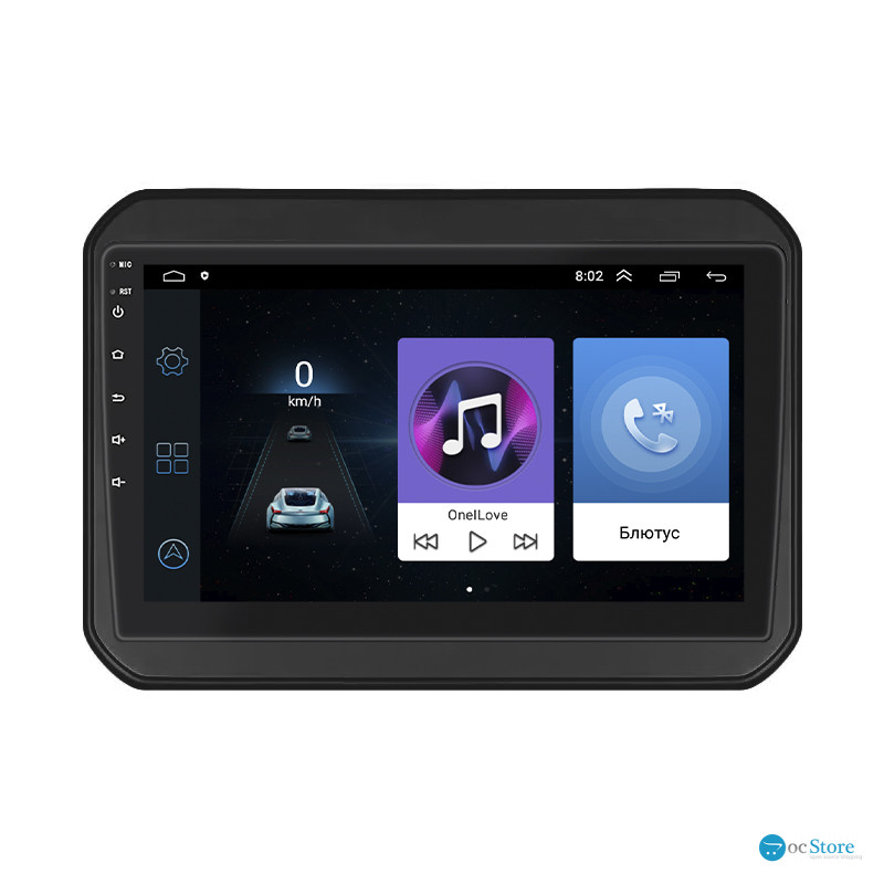 Штатная магнитола Lesko для Suzuki Ignis III 2016-2020 экран 9" 1/16Gb Wi-Fi GPS Base