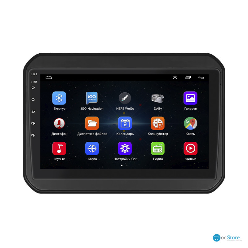 Штатная магнитола Lesko для Suzuki Ignis III 2016-2020 экран 9" 1/16Gb Wi-Fi GPS Base