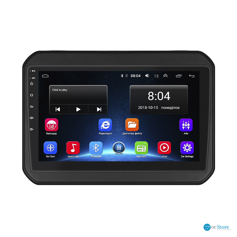Штатная магнитола Lesko для Suzuki Ignis III 2016-2020 экран 9" 2/32Gb Wi-Fi GPS Base