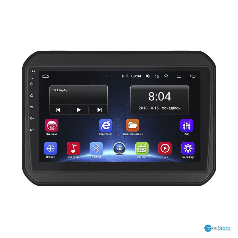 Штатная магнитола Lesko для Suzuki Ignis III Рестайлинг 2020-н.в. экран 9" 2/32Gb Wi-Fi GPS Base