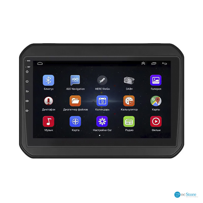 Штатная магнитола Lesko для Suzuki Ignis III Рестайлинг 2020-н.в. экран 9" 2/32Gb Wi-Fi GPS Base