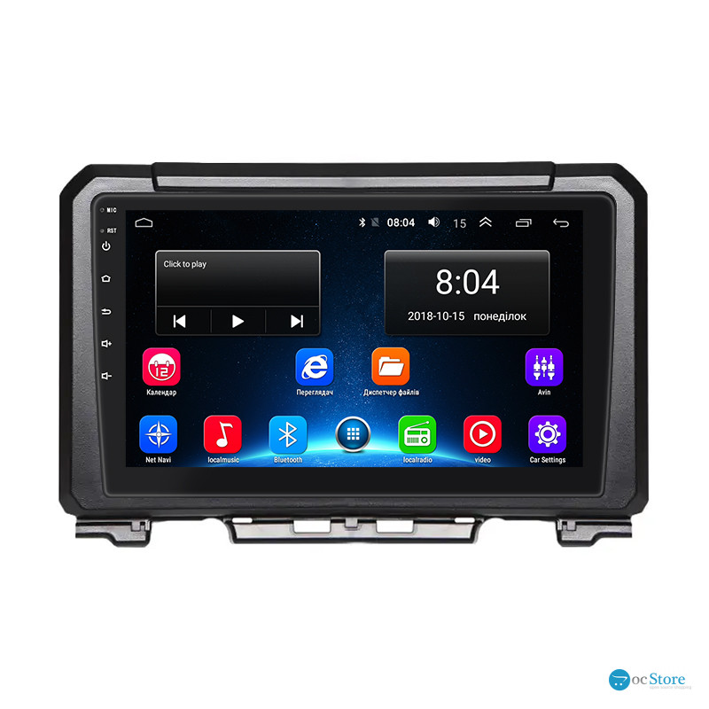 Штатная магнитола Lesko для Suzuki Jimny III Рестайлинг 1 2005-2012 экран 9" 2/32Gb Wi-Fi GPS Base