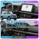 Штатная магнитола Lesko для Suzuki Jimny III Рестайлинг 2 2012-2019 экран 9" 4/64 QLED CarPlay 4G Wi-Fi GPS 360 Prime