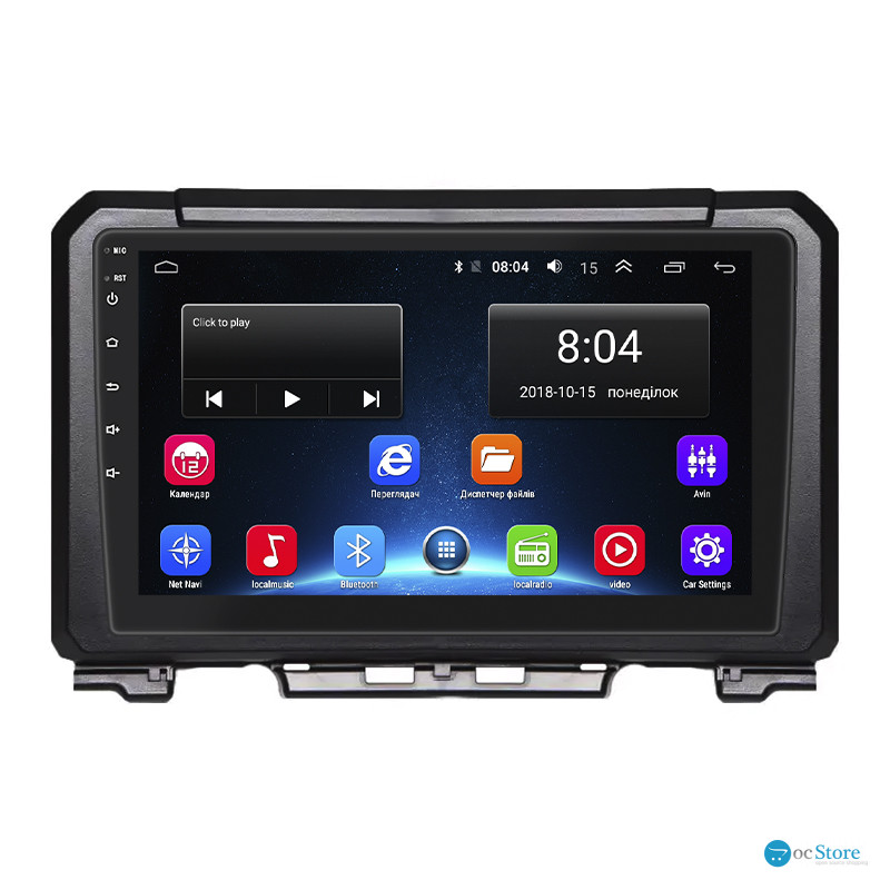 Штатная магнитола Lesko для Suzuki Jimny IV 2018-н.в. экран 9" 2/32Gb Wi-Fi GPS Base