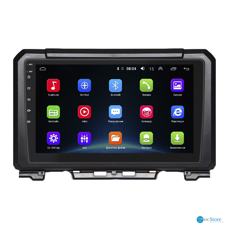 Штатная магнитола Lesko для Suzuki Jimny IV 2018-н.в. экран 9" 2/32Gb Wi-Fi GPS Base