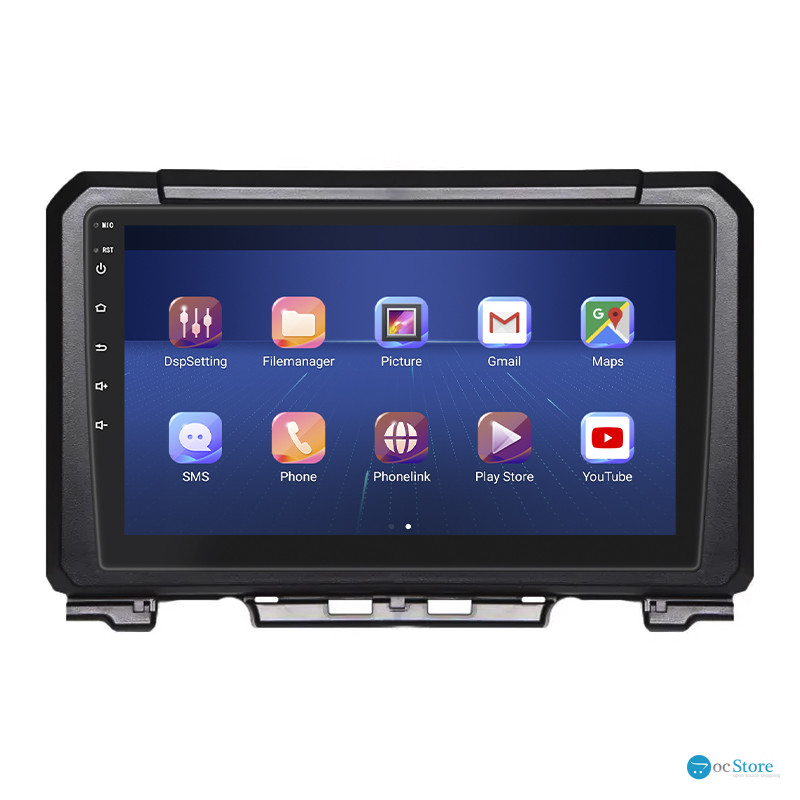 Штатная магнитола Lesko для Suzuki Jimny IV 2018-н.в. экран 9" 4/64Gb 4G Wi-Fi GPS Top