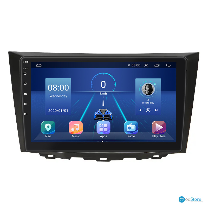 Штатная магнитола Lesko для Suzuki Kizashi  2009-2014 экран 9" 4/64Gb 4G Wi-Fi GPS Top