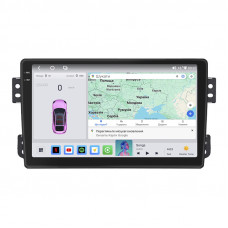 Штатная магнитола Lesko для Suzuki Splash I 2008-2012 экран 9" 4/64 QLED CarPlay 4G Wi-Fi GPS 360 Prime