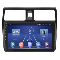 Штатная магнитола Lesko для Suzuki Swift III 2004-2011 экран 10" 4/32Gb 4G Wi-Fi GPS Top