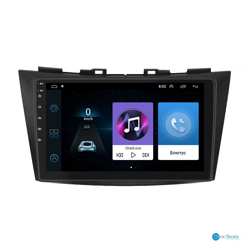 Штатная магнитола Lesko для Suzuki Swift IV 2011-2013 экран 9" 1/16Gb Wi-Fi GPS Base