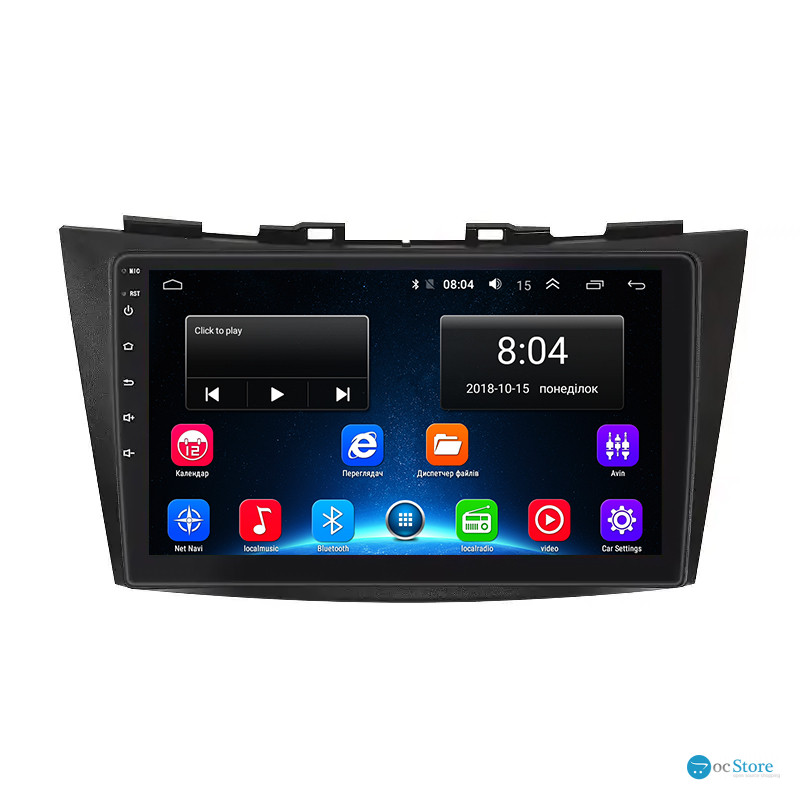 Штатная магнитола Lesko для Suzuki Swift IV 2011-2013 экран 9" 2/32Gb Wi-Fi GPS Base