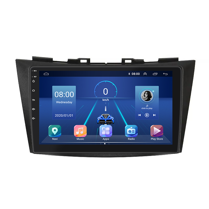 Штатная магнитола Lesko для Suzuki Swift IV 2011-2013 экран 9" 4/64Gb 4G Wi-Fi GPS Top