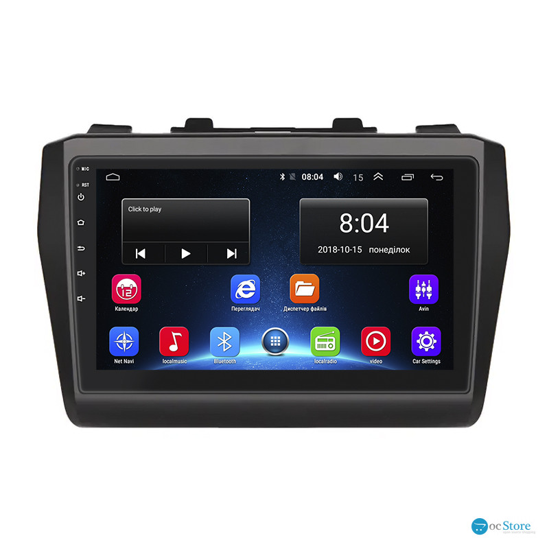 Штатная магнитола Lesko для Suzuki Swift V 2016-н.в. экран 10" 2/32Gb Wi-Fi GPS Base