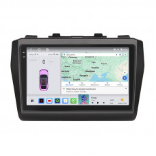 Штатная магнитола Lesko для Suzuki Swift V 2016-н.в. экран 10" 4/64 QLED CarPlay 4G Wi-Fi GPS 360 Prime