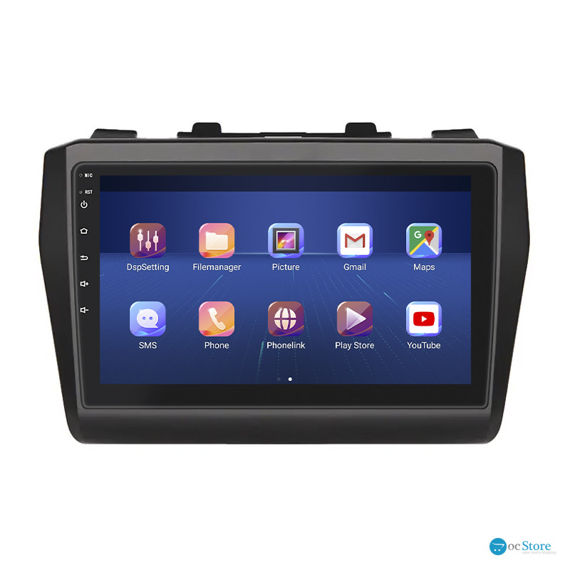 Штатная магнитола Lesko для Suzuki Swift V 2016-н.в. экран 10" 2/32Gb 4G Wi-Fi GPS Top