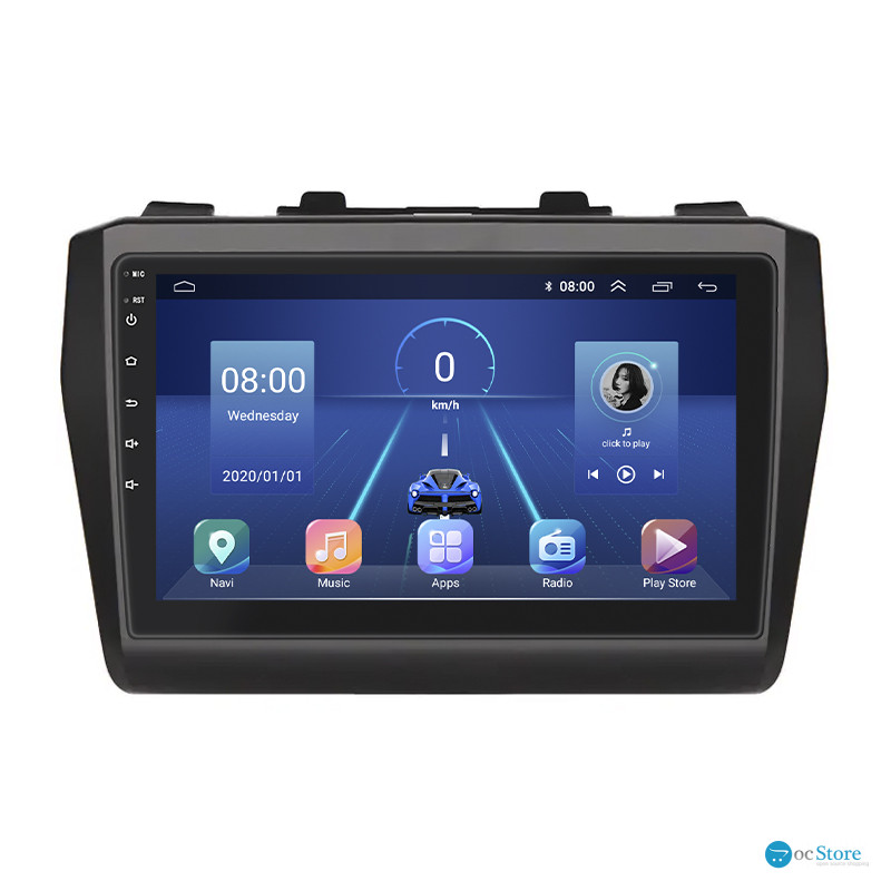 Штатная магнитола Lesko для Suzuki Swift V 2016-н.в. экран 10" 4/32Gb 4G Wi-Fi GPS Top