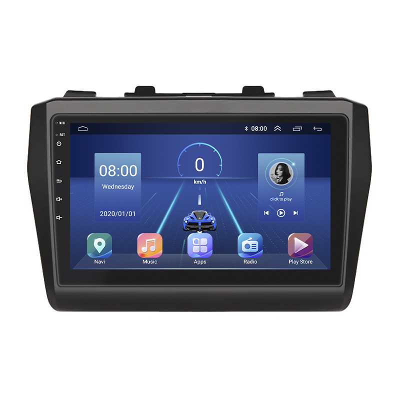 Штатная магнитола Lesko для Suzuki Swift V 2016-н.в. экран 10" 4/64Gb 4G Wi-Fi GPS Top