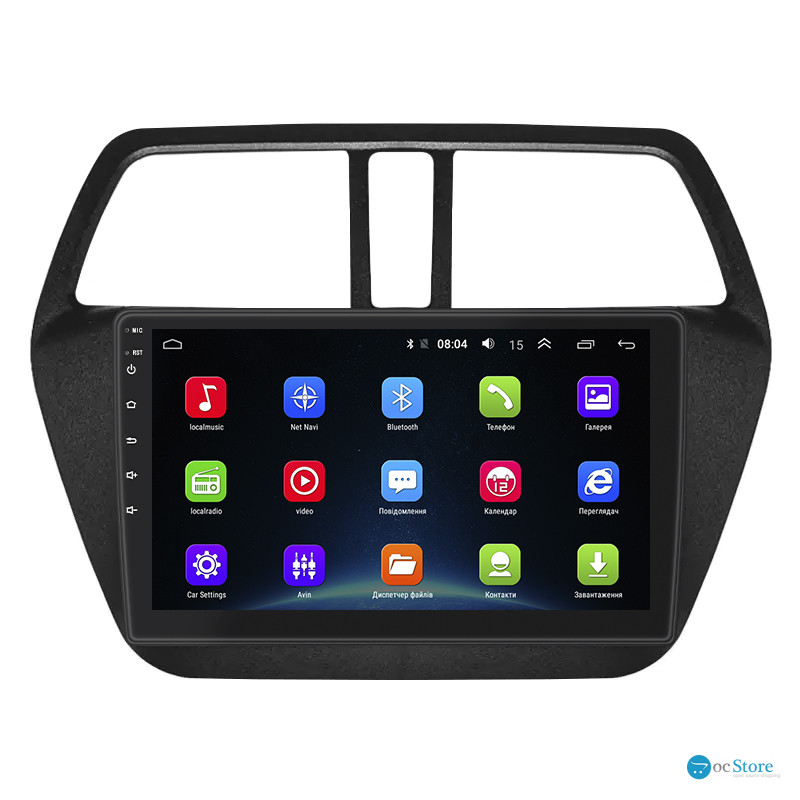 Штатная магнитола Lesko для Suzuki SX4 II (S-Cross) 2013-2016 экран 9" 2/32Gb Wi-Fi GPS Base