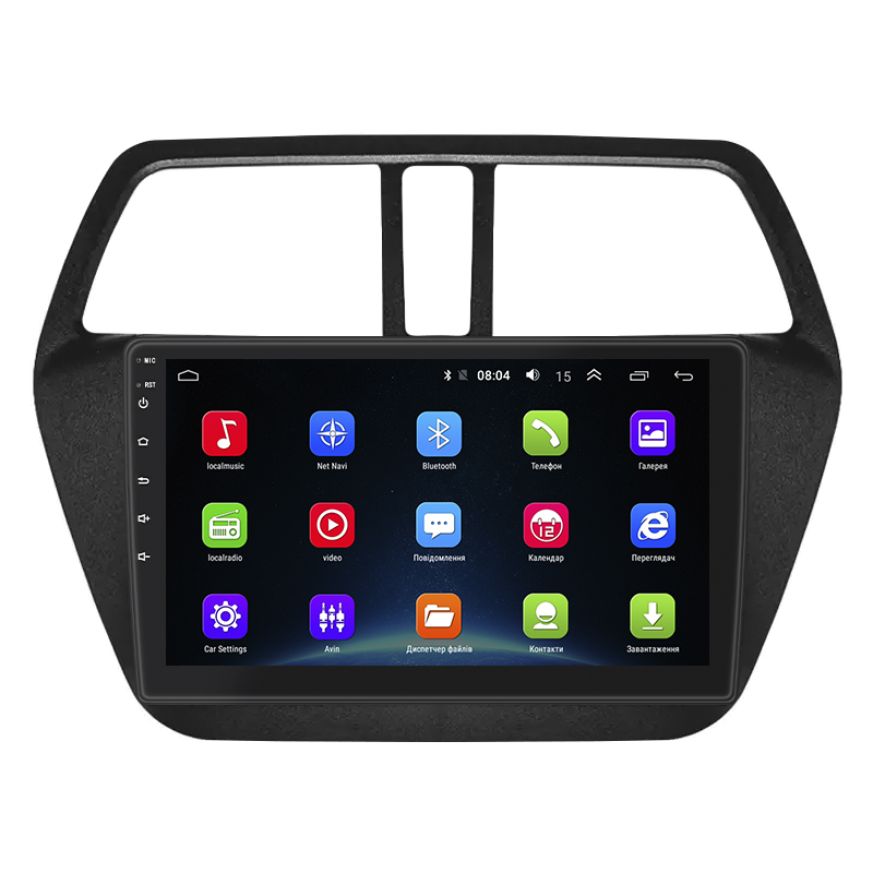 Штатная магнитола Lesko для Suzuki SX4 II (S-Cross) 2013-2016 экран 9" 2/32Gb Wi-Fi GPS Base