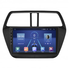 Штатная магнитола Lesko для Suzuki SX4 II (S-Cross) Рестайлинг 2016-н.в. экран 9" 4/64Gb 4G Wi-Fi GPS Top