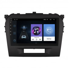 Штатная магнитола Lesko для Suzuki Vitara II 2014-2019 экран 9" 1/16Gb Wi-Fi GPS Base