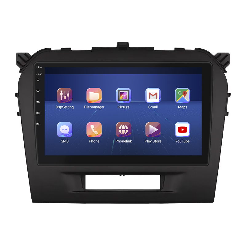 Штатная магнитола Lesko для Suzuki Vitara II 2014-2019 экран 9" 4/64Gb 4G Wi-Fi GPS Top