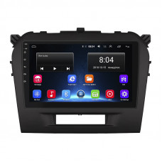 Штатная магнитола Lesko для Suzuki Vitara II Рестайлинг 2018-н.в. экран 9" 2/32Gb Wi-Fi GPS Base