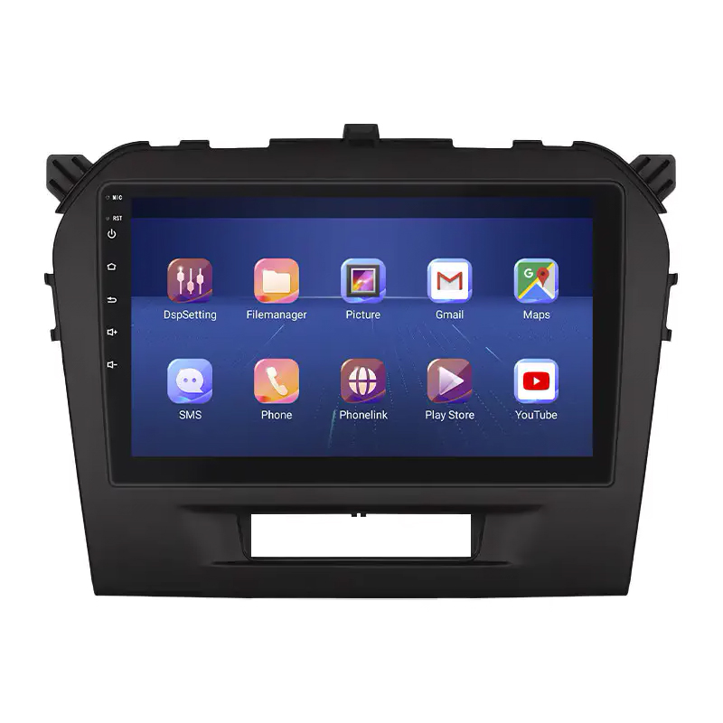 Штатная магнитола Lesko для Suzuki Vitara II Рестайлинг 2018-н.в. экран 9" 6/128Gb 4G Wi-Fi GPS Top