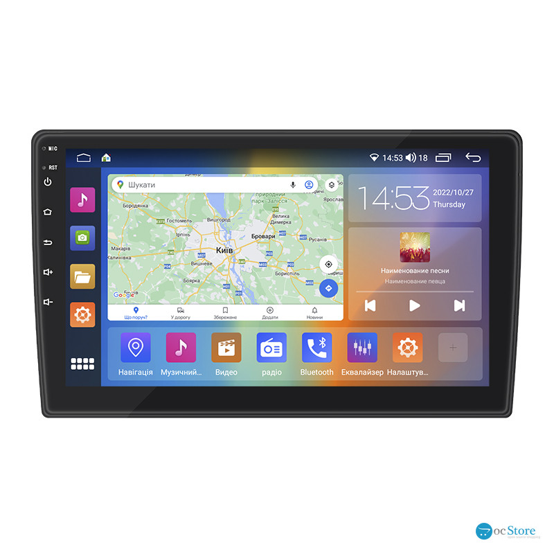 Штатная магнитола Lesko для Suzuki XL7  2007-2009 экран 10" 4/64Gb CarPlay 4G Wi-Fi GPS Prime