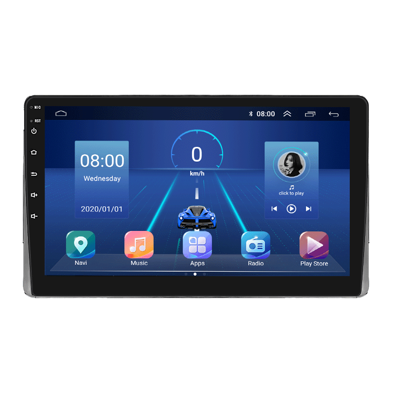 Штатная магнитола Lesko для Toyota 4Runner IV Рестайлинг 2005-2009 экран 9" 6/128Gb 4G Wi-Fi GPS Top