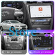 Штатная магнитола Lesko для Toyota Aurion I 2006-2012 экран 10" 4/64 QLED CarPlay 4G Wi-Fi GPS 360 Prime