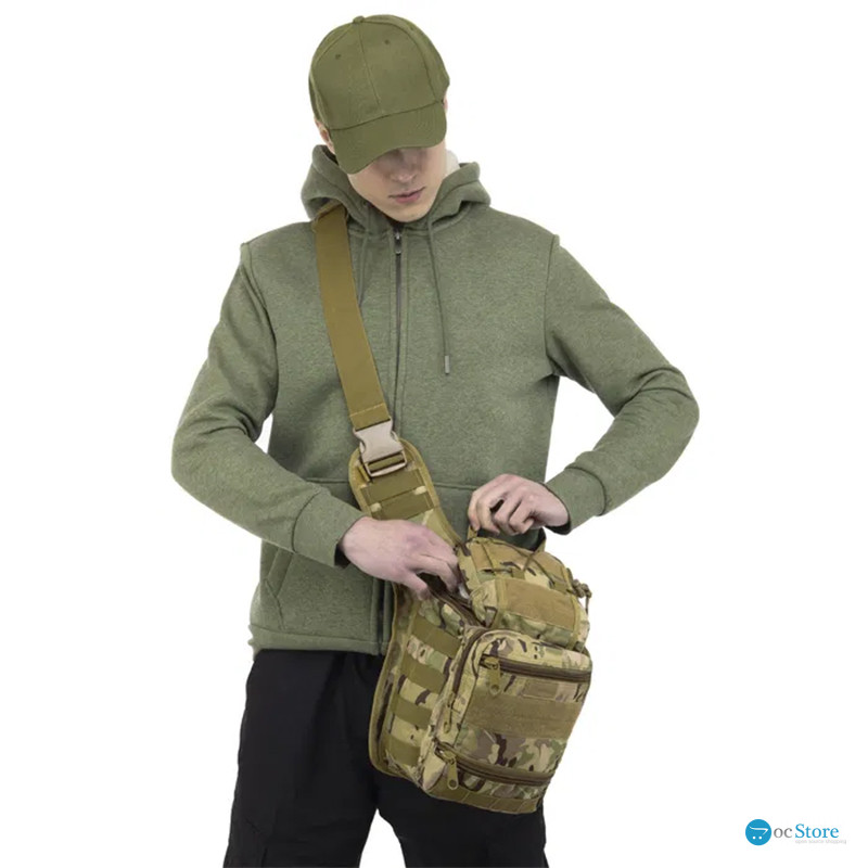 Сумка тактическая через плечо AOKALI Outdoor A25 Camouflage CP