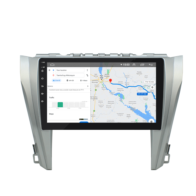 Штатная магнитола Lesko для Toyota Aurion II 2012-2017 экран 10" 4/64Gb 4G Wi-Fi GPS Top