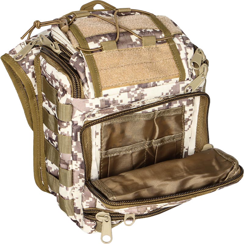 Сумка тактическая через плечо AOKALI Outdoor A25 Sand Pixel