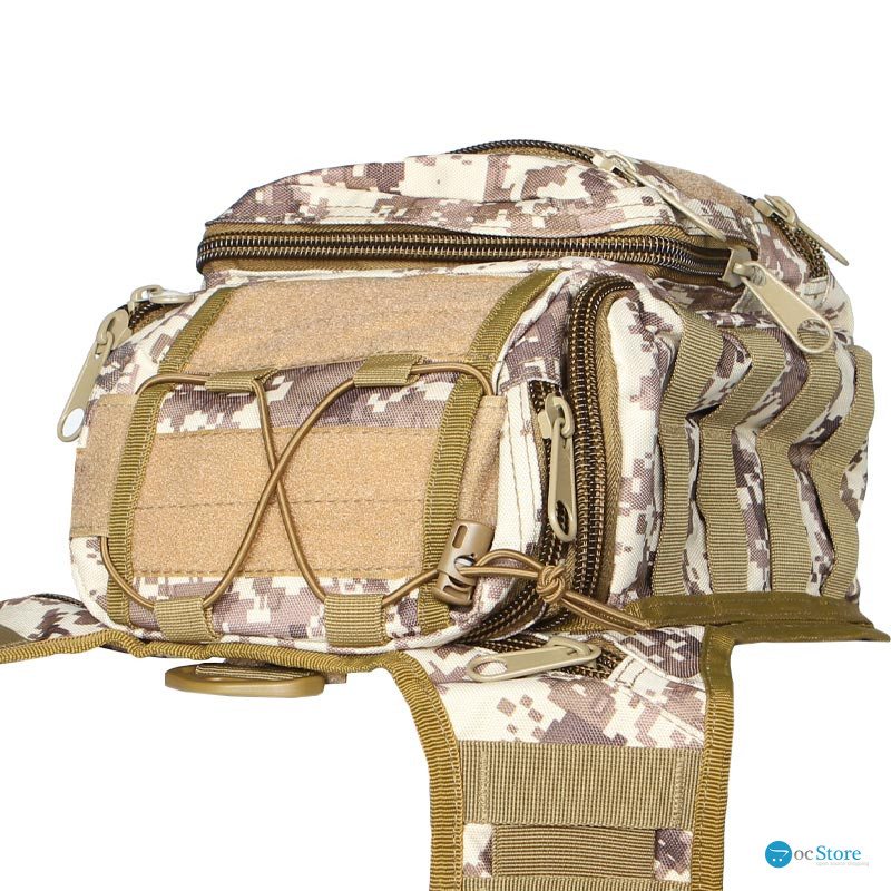 Сумка тактическая через плечо AOKALI Outdoor A25 Sand Pixel