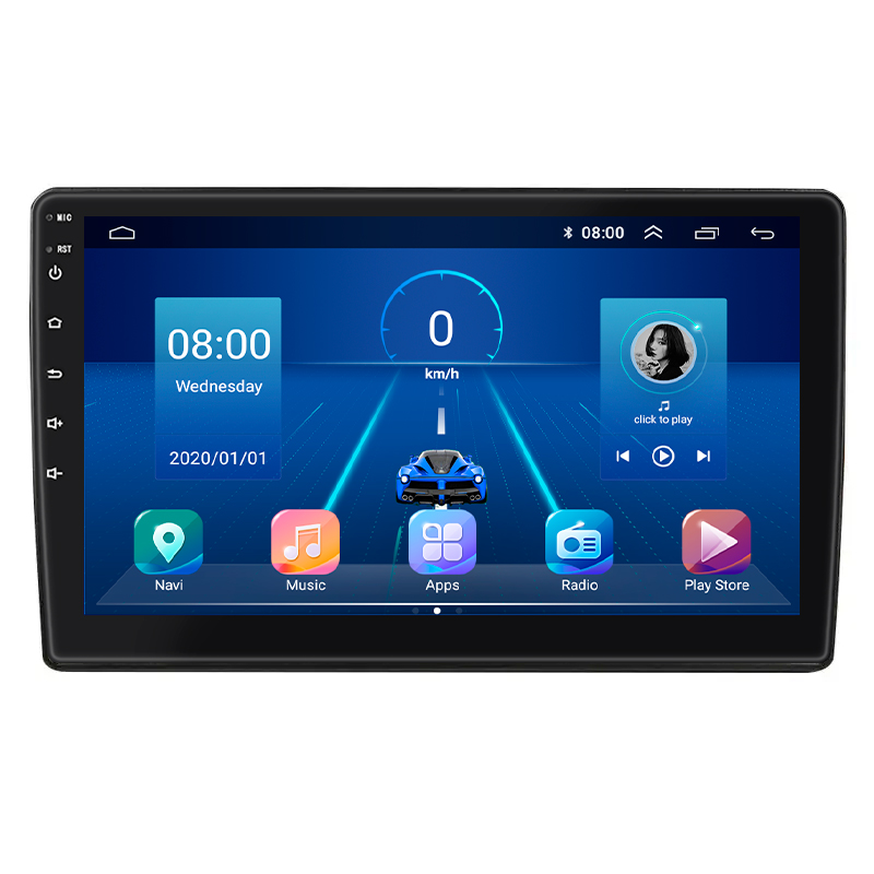 Штатная магнитола Lesko для Toyota Auris I Рестайлинг 2009-2012 экран 10" 4/32Gb 4G Wi-Fi GPS Top