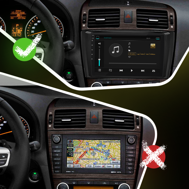 Штатная магнитола Lesko для Toyota Avensis III 2008-2011 экран 9" 2/32Gb Wi-Fi GPS Base