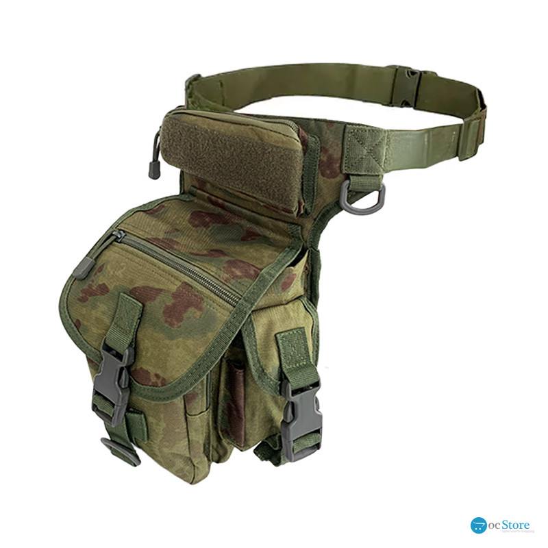 Сумка тактическая на бедро AOKALI Outdoor A90 Camouflage Green