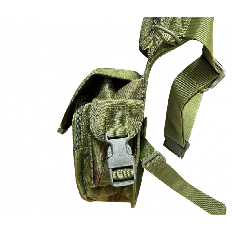 Сумка тактическая на бедро AOKALI Outdoor A90 Camouflage Green